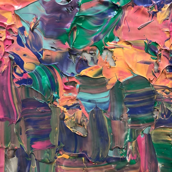 Acrylic Paint Pour Skin, colorful, flexible craft - Picture 8 of 8